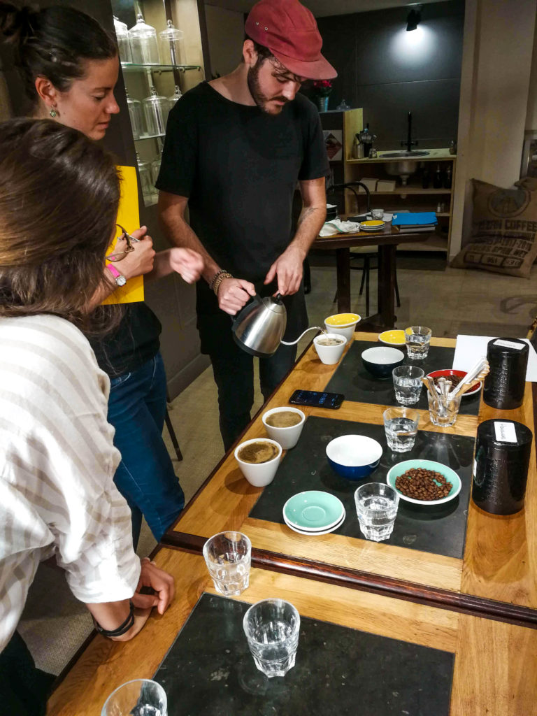 atelier cupping Cafeincup coffee shop Bordeaux