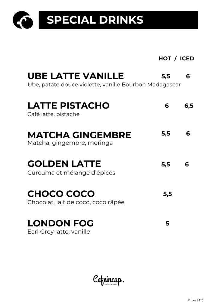 special drinks